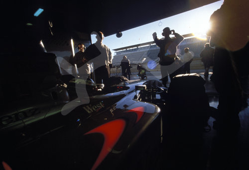 Motorsport / Formel 1: Testfahrten Barcelona 1999, Mika Haekkinen (FIN, McLaren Mercedes)