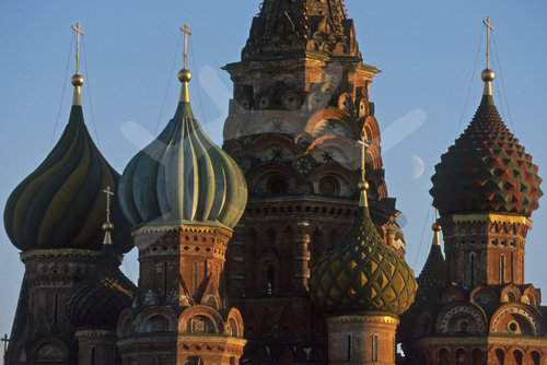 Staedtefeature Moskau: Basilius Kathedrale, Kirche