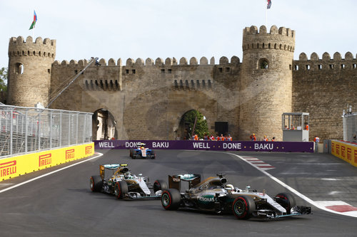 Motorsports: FIA Formula One World Championship 2016, European Grand Prix Baku