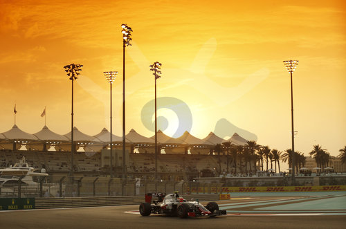 F1 race in Abu Dhabi,