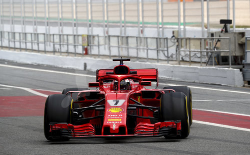 FIA F1 World Championship 2018, Test in Barcelona SpainMotorsports: FIA Formula One World Championship 2018, Test in Barcelona, pre-season F1 testing in Spain 