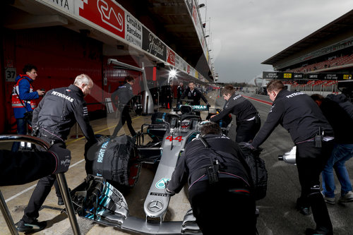 FIA F1 World Championship 2018, Test in Barcelona SpainMotorsports: FIA Formula One World Championship 2018, Test in Barcelona, pre-season F1 testing in Spain 