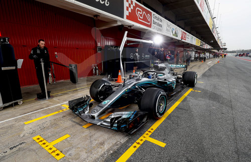 FIA F1 World Championship 2018, Test in Barcelona SpainMotorsports: FIA Formula One World Championship 2018, Test in Barcelona, pre-season F1 testing in Spain 