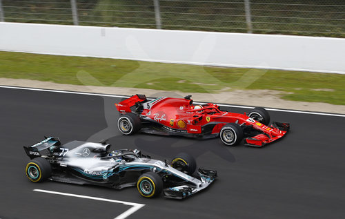 FIA F1 World Championship 2018, Test in Barcelona SpainMotorsports: FIA Formula One World Championship 2018, Test in Barcelona, pre-season F1 testing in Spain 