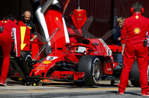 FIA F1 World Championship 2018, Test in Barcelona SpainMotorsports: FIA Formula One World Championship 2018, Test in Barcelona, pre-season F1 testing in Spain 