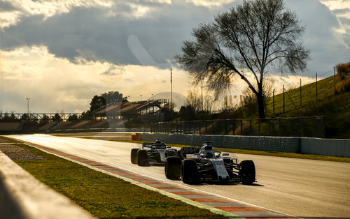 FIA F1 World Championship 2018, Test in Barcelona SpainMotorsports: FIA Formula One World Championship 2018, Test in Barcelona, pre-season F1 testing in Spain 