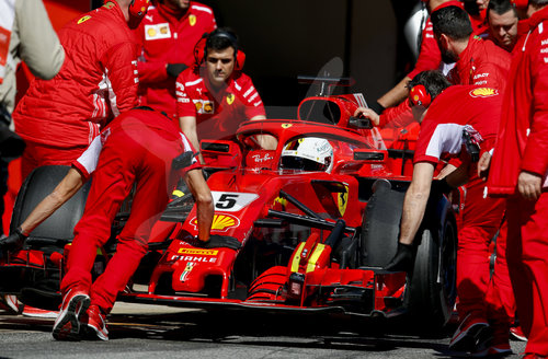 FIA F1 World Championship 2018, Test in Barcelona SpainMotorsports: FIA Formula One World Championship 2018, Test in Barcelona, pre-season F1 testing in Spain 