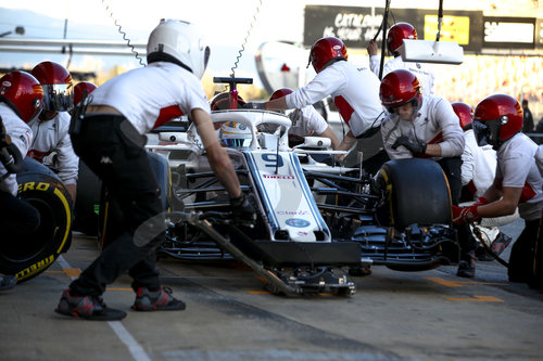FIA F1 World Championship 2018, Test in Barcelona SpainMotorsports: FIA Formula One World Championship 2018, Test in Barcelona, pre-season F1 testing in Spain 