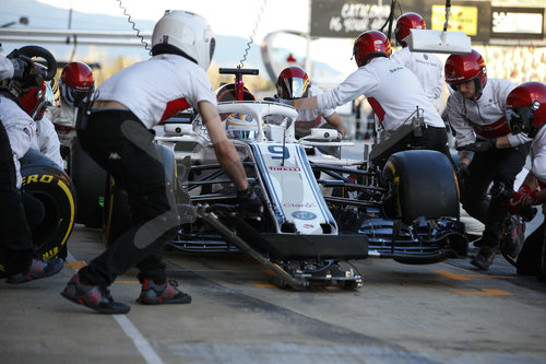 FIA F1 World Championship 2018, Test in Barcelona SpainMotorsports: FIA Formula One World Championship 2018, Test in Barcelona, pre-season F1 testing in Spain 