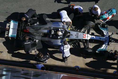 FIA F1 World Championship 2018, Test in Barcelona SpainMotorsports: FIA Formula One World Championship 2018, Test in Barcelona, pre-season F1 testing in Spain 