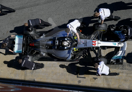 FIA F1 World Championship 2018, Test in Barcelona SpainMotorsports: FIA Formula One World Championship 2018, Test in Barcelona, pre-season F1 testing in Spain 