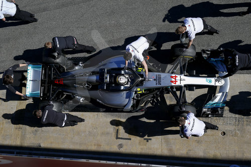 FIA F1 World Championship 2018, Test in Barcelona SpainMotorsports: FIA Formula One World Championship 2018, Test in Barcelona, pre-season F1 testing in Spain 