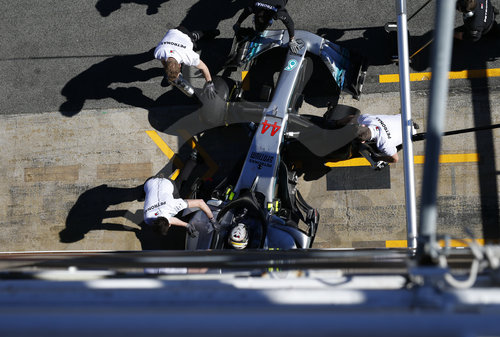 FIA F1 World Championship 2018, Test in Barcelona SpainMotorsports: FIA Formula One World Championship 2018, Test in Barcelona, pre-season F1 testing in Spain 
