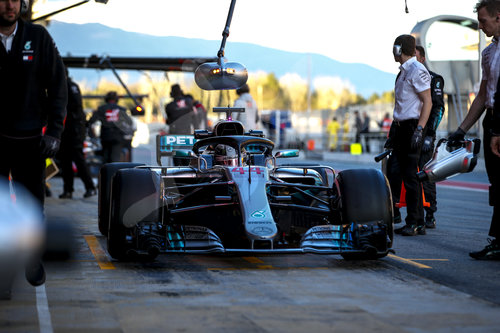 FIA F1 World Championship 2018, Test in Barcelona SpainMotorsports: FIA Formula One World Championship 2018, Test in Barcelona, pre-season F1 testing in Spain 