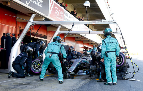 FIA F1 World Championship 2018, Test in Barcelona SpainMotorsports: FIA Formula One World Championship 2018, Test in Barcelona, pre-season F1 testing in Spain 