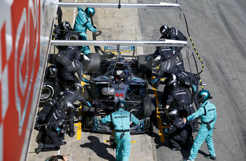 FIA F1 World Championship 2018, Test in Barcelona SpainMotorsports: FIA Formula One World Championship 2018, Test in Barcelona, pre-season F1 testing in Spain 
