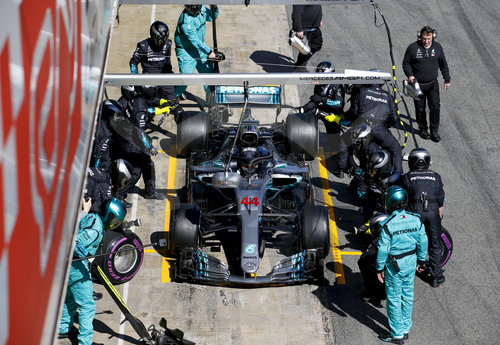 FIA F1 World Championship 2018, Test in Barcelona SpainMotorsports: FIA Formula One World Championship 2018, Test in Barcelona, pre-season F1 testing in Spain 