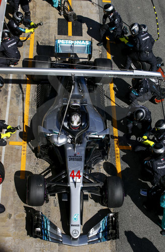 FIA F1 World Championship 2018, Test in Barcelona SpainMotorsports: FIA Formula One World Championship 2018, Test in Barcelona, pre-season F1 testing in Spain 