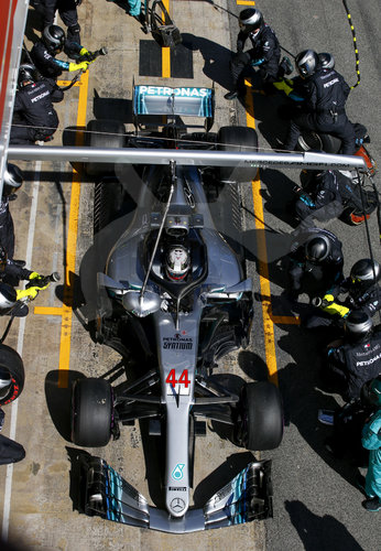 FIA F1 World Championship 2018, Test in Barcelona SpainMotorsports: FIA Formula One World Championship 2018, Test in Barcelona, pre-season F1 testing in Spain 