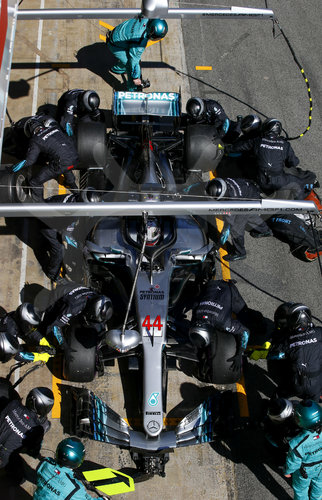 FIA F1 World Championship 2018, Test in Barcelona SpainMotorsports: FIA Formula One World Championship 2018, Test in Barcelona, pre-season F1 testing in Spain 