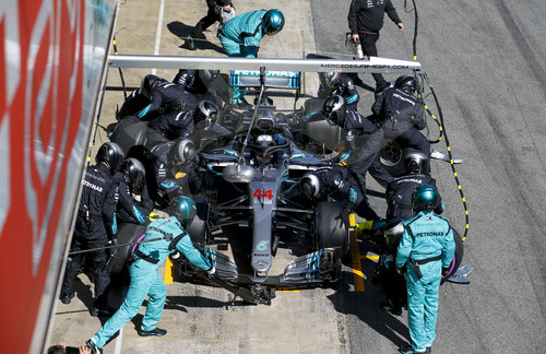FIA F1 World Championship 2018, Test in Barcelona SpainMotorsports: FIA Formula One World Championship 2018, Test in Barcelona, pre-season F1 testing in Spain 