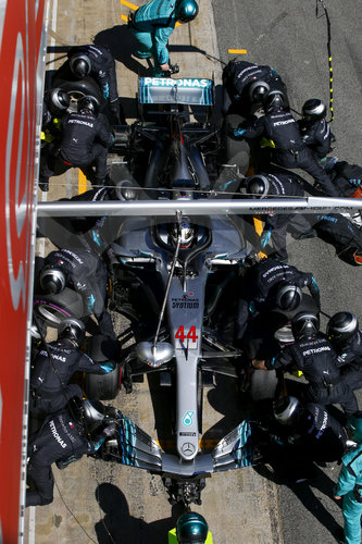 FIA F1 World Championship 2018, Test in Barcelona SpainMotorsports: FIA Formula One World Championship 2018, Test in Barcelona, pre-season F1 testing in Spain 