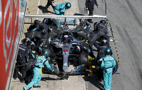 FIA F1 World Championship 2018, Test in Barcelona SpainMotorsports: FIA Formula One World Championship 2018, Test in Barcelona, pre-season F1 testing in Spain 