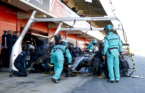 FIA F1 World Championship 2018, Test in Barcelona SpainMotorsports: FIA Formula One World Championship 2018, Test in Barcelona, pre-season F1 testing in Spain 