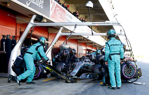 FIA F1 World Championship 2018, Test in Barcelona SpainMotorsports: FIA Formula One World Championship 2018, Test in Barcelona, pre-season F1 testing in Spain 