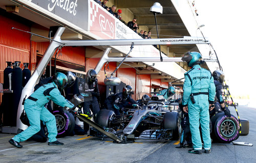 FIA F1 World Championship 2018, Test in Barcelona SpainMotorsports: FIA Formula One World Championship 2018, Test in Barcelona, pre-season F1 testing in Spain 