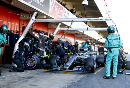 FIA F1 World Championship 2018, Test in Barcelona SpainMotorsports: FIA Formula One World Championship 2018, Test in Barcelona, pre-season F1 testing in Spain 