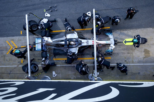 FIA F1 World Championship 2018, Test in Barcelona SpainMotorsports: FIA Formula One World Championship 2018, Test in Barcelona, pre-season F1 testing in Spain 