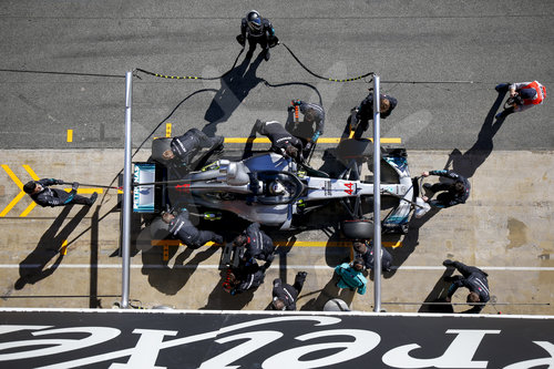 FIA F1 World Championship 2018, Test in Barcelona SpainMotorsports: FIA Formula One World Championship 2018, Test in Barcelona, pre-season F1 testing in Spain 