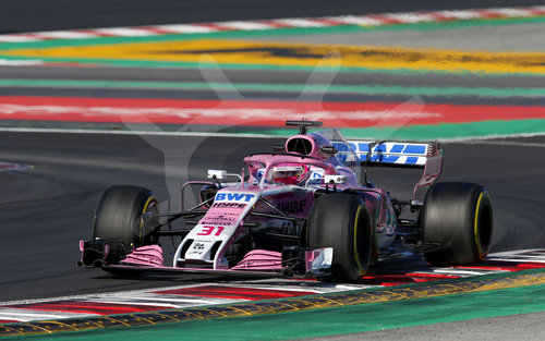 FIA F1 World Championship 2018, Test in Barcelona SpainMotorsports: FIA Formula One World Championship 2018, Test in Barcelona, pre-season F1 testing in Spain 