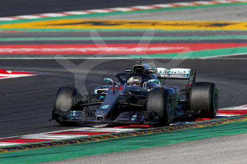FIA F1 World Championship 2018, Test in Barcelona SpainMotorsports: FIA Formula One World Championship 2018, Test in Barcelona, pre-season F1 testing in Spain 