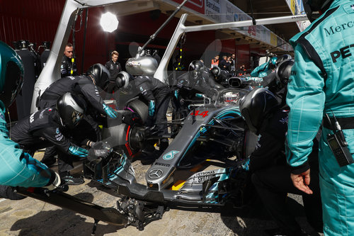 FIA F1 World Championship 2018, Test in Barcelona SpainMotorsports: FIA Formula One World Championship 2018, Test in Barcelona, pre-season F1 testing in Spain 