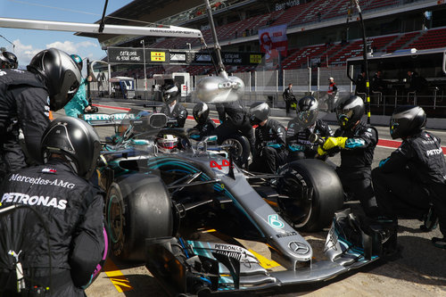 FIA F1 World Championship 2018, Test in Barcelona SpainMotorsports: FIA Formula One World Championship 2018, Test in Barcelona, pre-season F1 testing in Spain 