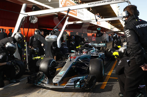 FIA F1 World Championship 2018, Test in Barcelona SpainMotorsports: FIA Formula One World Championship 2018, Test in Barcelona, pre-season F1 testing in Spain 