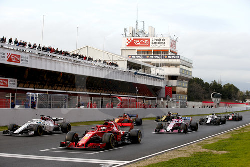 FIA F1 World Championship 2018, Test in Barcelona SpainMotorsports: FIA Formula One World Championship 2018, Test in Barcelona, pre-season F1 testing in Spain 