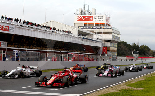 FIA F1 World Championship 2018, Test in Barcelona SpainMotorsports: FIA Formula One World Championship 2018, Test in Barcelona, pre-season F1 testing in Spain 