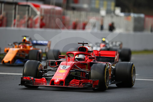 FIA F1 World Championship 2018, Test in Barcelona SpainMotorsports: FIA Formula One World Championship 2018, Test in Barcelona, pre-season F1 testing in Spain 