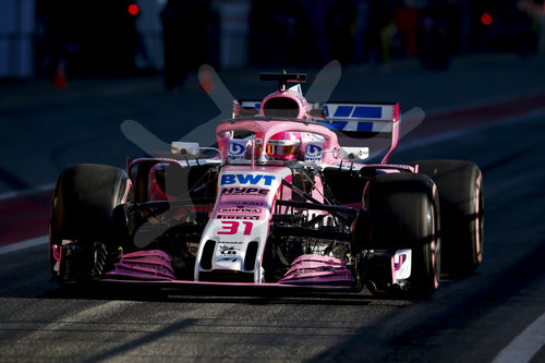FIA F1 World Championship 2018, Test in Barcelona SpainMotorsports: FIA Formula One World Championship 2018, Test in Barcelona, pre-season F1 testing in Spain 