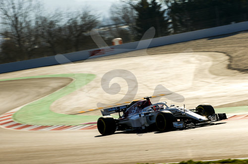 FIA F1 World Championship 2018, Test in Barcelona SpainMotorsports: FIA Formula One World Championship 2018, Test in Barcelona, pre-season F1 testing in Spain 