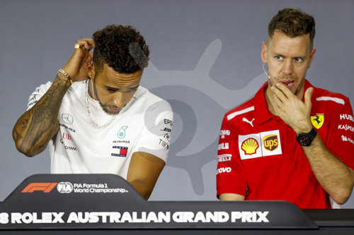 Motorsports: Formula 1 2018 Rolex  Australian Grand Prix  FIA F1 World Championship 2018