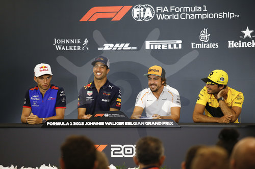 Motorsports: FIA Formula One World Championship 2018, Grand Prix of Belgium