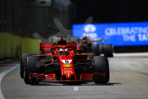 Motorsports: FIA Formula One World Championship 2018, Grand Prix of Singapore