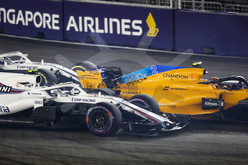Motorsports: FIA Formula One World Championship 2018, Grand Prix of Singapore